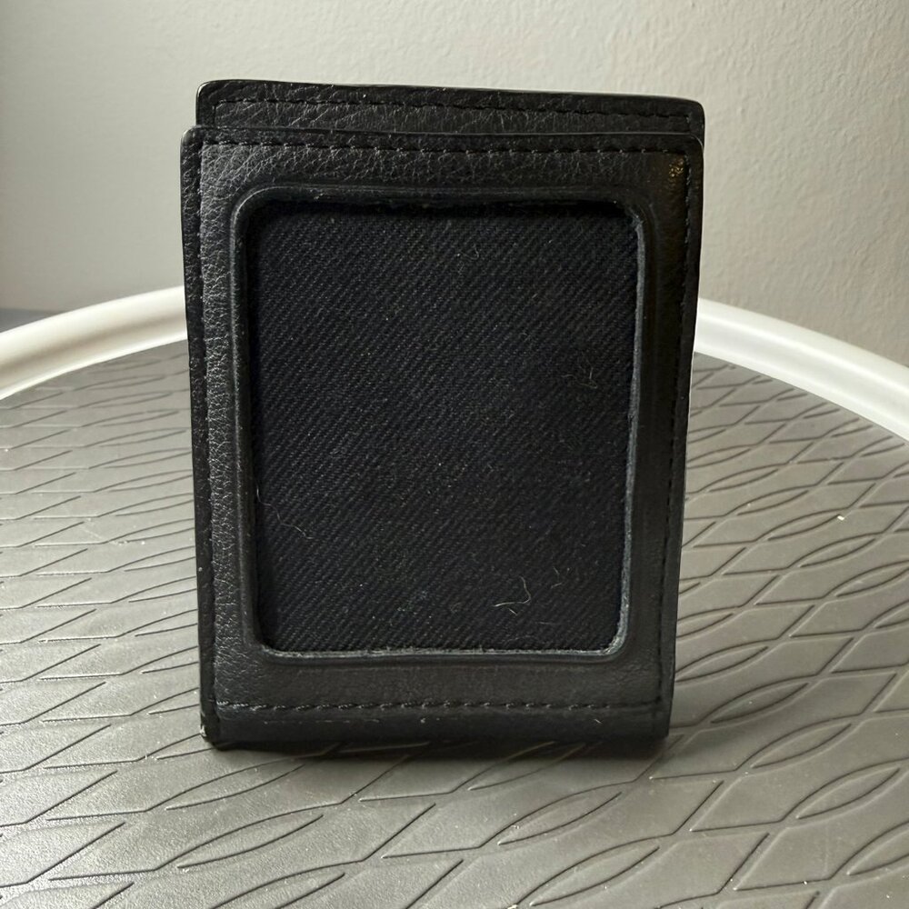 Leather Card Case Wallet w/ Money Clip